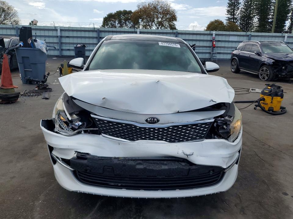 2018 Kia Optima VIN 5XXGU4L3XJG204871 COPART salvage auction — FRONT END, FL - CERT OF TITLE SLVG REBUILDABLE, sold $2,700 on 2026-07-27 (photo 5)