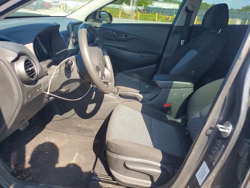 2021 Hyundai Kona VIN KM8K12AA1MU609231 COPART salvage auction — FRONT END, Al - Cert Of Title-Salvage Title, sold $1,050 on 2026-07-09 (photo 7)