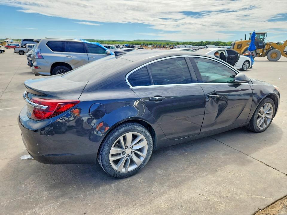2016 Buick Regal VIN 2G4GK5EX7G9206388 COPART salvage auction — HAIL, Tx - Cert Of Title-Rebuilt Salvage, sold $1,050 on 2026-07-09 (photo 3)