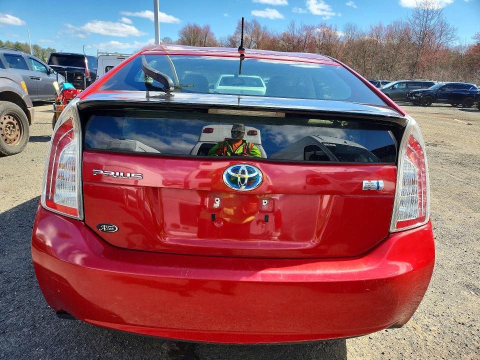 2012 Toyota Prius VIN JTDKN3DU1C5385987 COPART salvage auction — MINOR DENT/SCRATCHES, MA - CERT OF TITLE-SALVAGE, sold $1,450 on 2026-07-31 (photo 6)