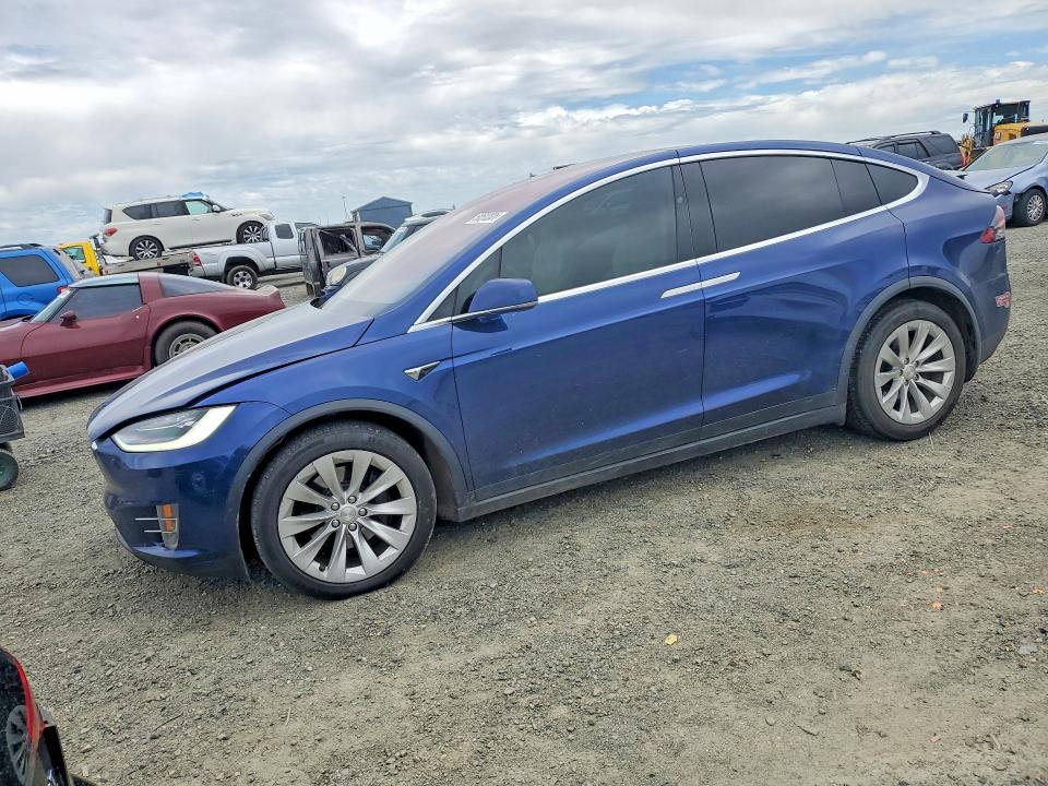 2019 Tesla Model x VIN 5YJXCDE28KF156296 COPART salvage auction — FRONT END, CA - SALVAGE CERTIFICATE, sold $4,150 on 2026-07-21 (photo 1)