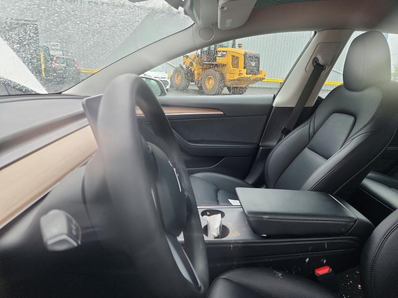 2026 Tesla Model 3 VIN 5YJ3E1EAXPF590340 COPART salvage auction — REAR END, Or - Salvage Title Certificate, sold $7,600 on 2026-07-27 (photo 9)