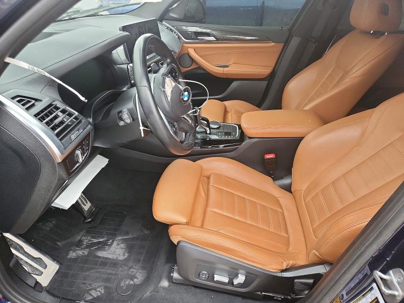 2023 BMW X3 VIN 5UX83DP04P9P74134 COPART salvage auction — FRONT END, Co - Public - Salvage Title, sold $15,400 on 2026-07-28 (photo 7)
