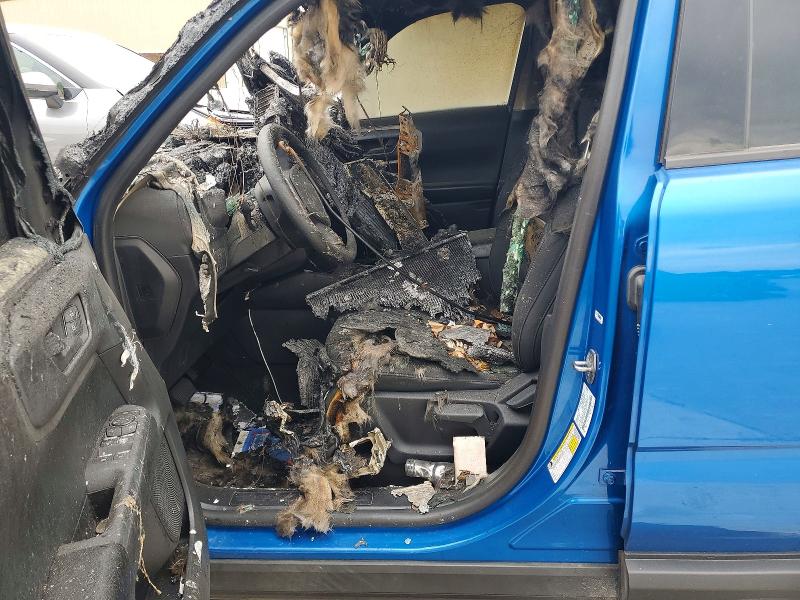2022 Ford Bronco sport VIN 3FMCR9B69NRD21384 COPART salvage auction — BURN, Tx - Nonrepairable Title, sold $750 on 2026-07-02 (photo 7)