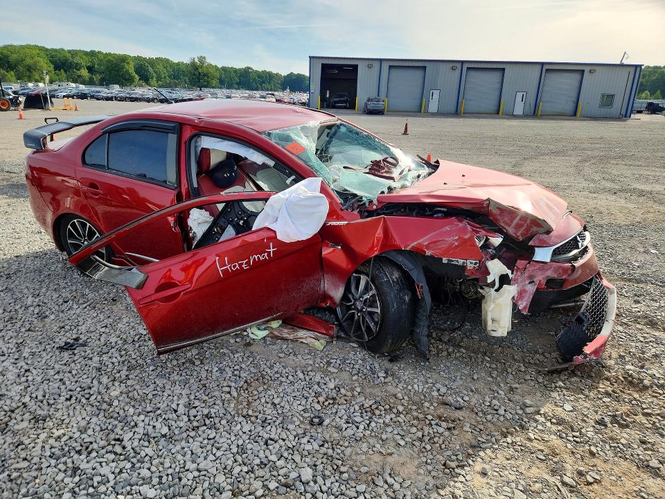 2017 Mitsubishi Lancer VIN JA32U2FU9HU011343 COPART salvage auction — FRONT END, Ca - Salvage Certificate, sold $350 on 2026-07-15 (photo 4)