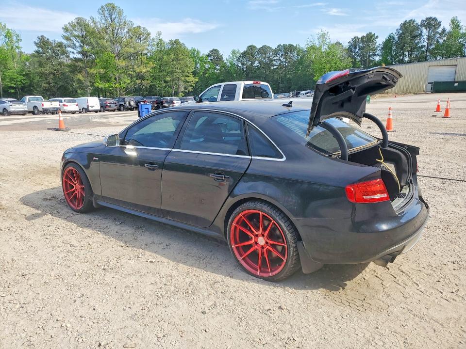 2011 Audi S4 VIN WAUHGCFLXBA123932 COPART salvage auction — REAR END, Nc - Salvage Certificate Of Title, sold $1,750 on 2026-07-17 (photo 2)