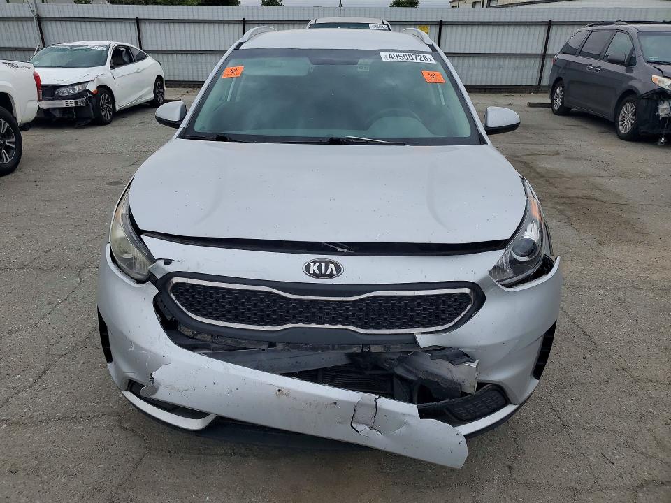 2017 Kia Niro VIN KNDCB3LC2H5090345 COPART salvage auction — FRONT END, Ca - App For Dup Clean Or Ac, sold $650 on 2026-07-31 (photo 5)