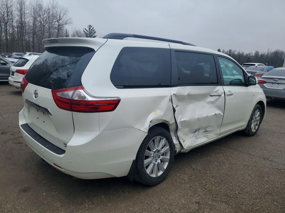 2017 Toyota Sienna VIN 5TDDZ3DC0HS167190 COPART salvage auction — SIDE, Salvage Title, sold $300 on 2026-07-30 (photo 3)