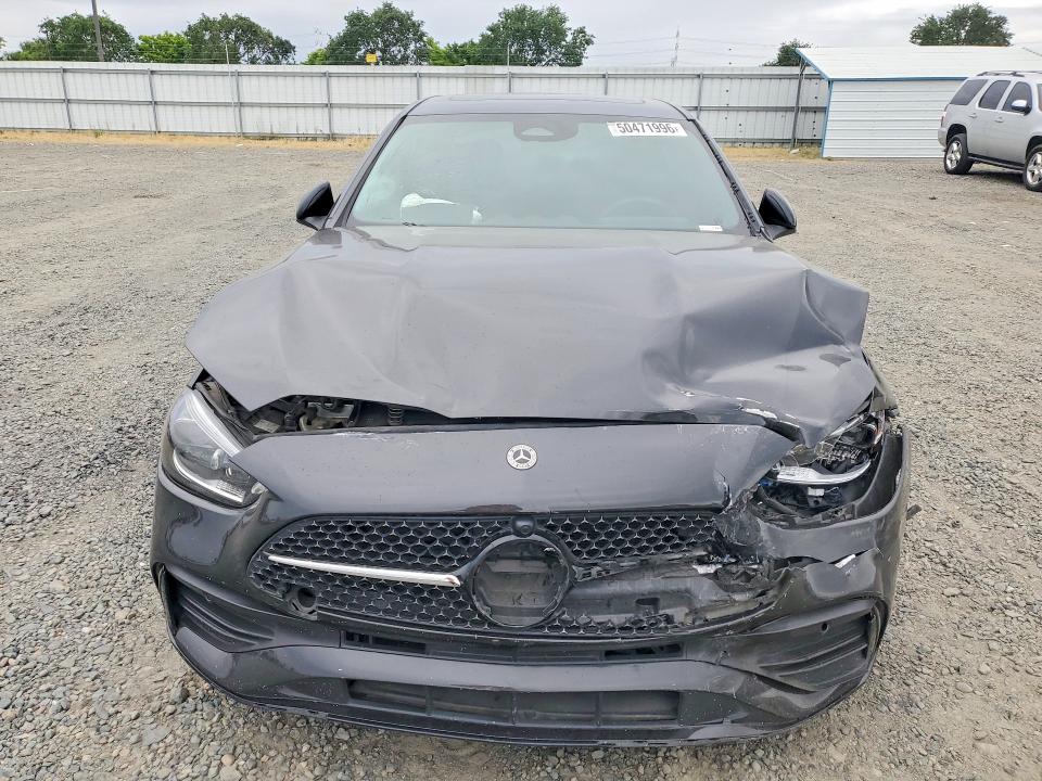 2023 Mercedes-benz C-klasse VIN W1KAF4GB8PR081939 COPART salvage auction — FRONT END, CA, sold $13,700 on 2026-07-14 (photo 5)