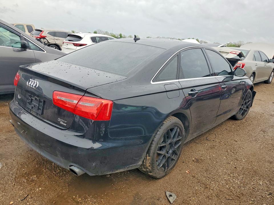 2014 Audi A6 VIN WAUFGAFC1EN157525 COPART salvage auction — FRONT END, Il - Salvage Certificate, sold $3,600 on 2026-07-14 (photo 3)