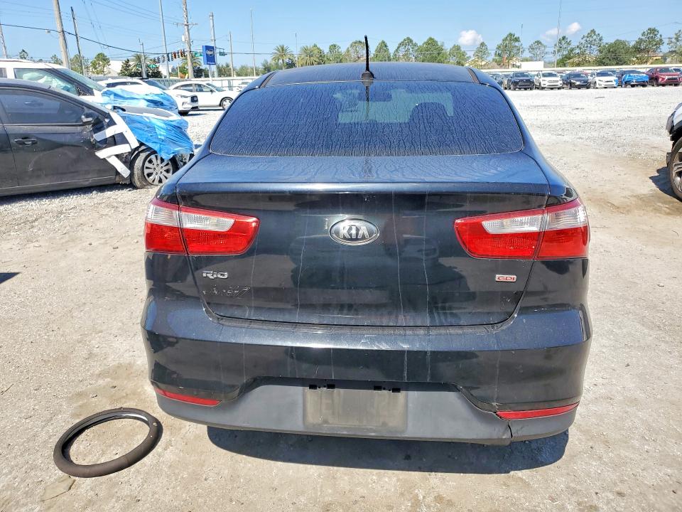 2017 Kia Rio VIN KNADM4A39H6037656 COPART salvage auction — FRONT END, Fl - Cert Of Title Slvg Rebuildable, sold $700 on 2026-07-06 (photo 6)