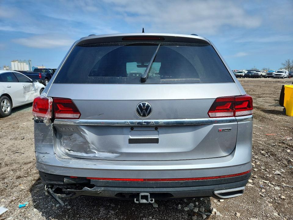 2022 Volkswagen Atlas VIN 1V2KR2CA4NC514243 COPART salvage auction — REAR END, Il - Salvage Certificate, sold $10,100 on 2026-07-03 (photo 6)