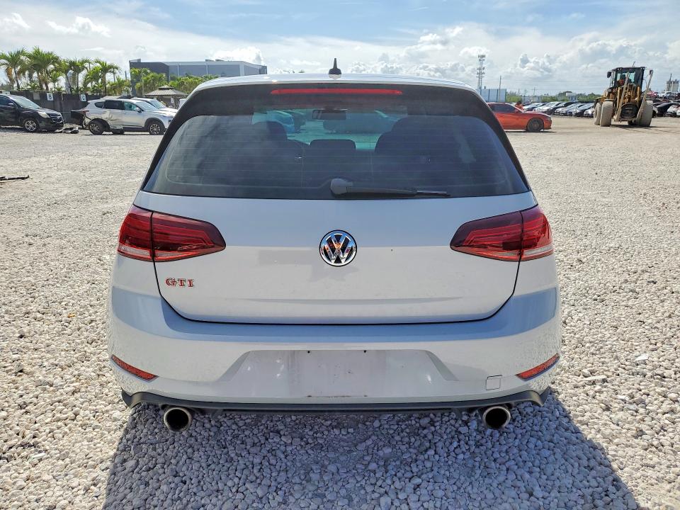 2019 Volkswagen Gti VIN 3VW6T7AU2KM034319 COPART salvage auction — FRONT END, Fl - Cert Of Title Slvg Rebuildable, sold $7,500 on 2026-07-14 (photo 6)