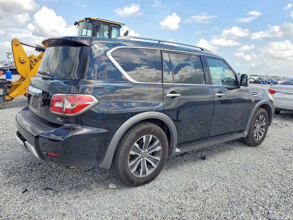 2018 Nissan Armada VIN JN8AY2ND8J9052577 COPART salvage auction — HAIL, Tx - Certificate Of Title, sold $5,000 on 2026-07-13 (photo 3)