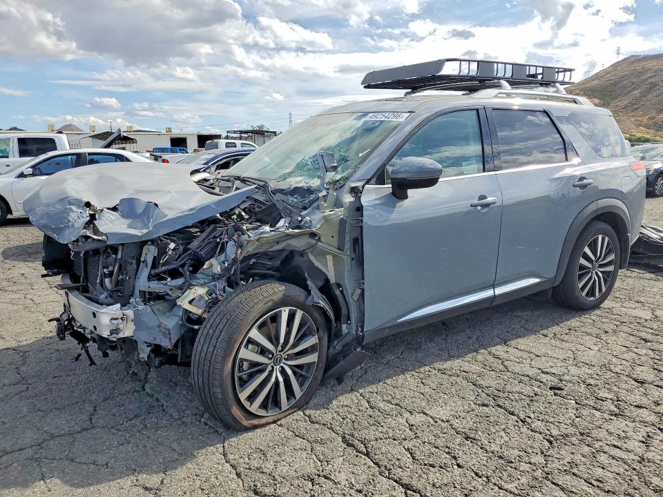 2025 Nissan Pathfinder VIN 5N1DR3DG4SC264707 COPART salvage auction — FRONT END, CA - DIS/DLR/EXP ONLY CLEAN TITLE, sold $10,300 on 2026-07-27 (photo 1)
