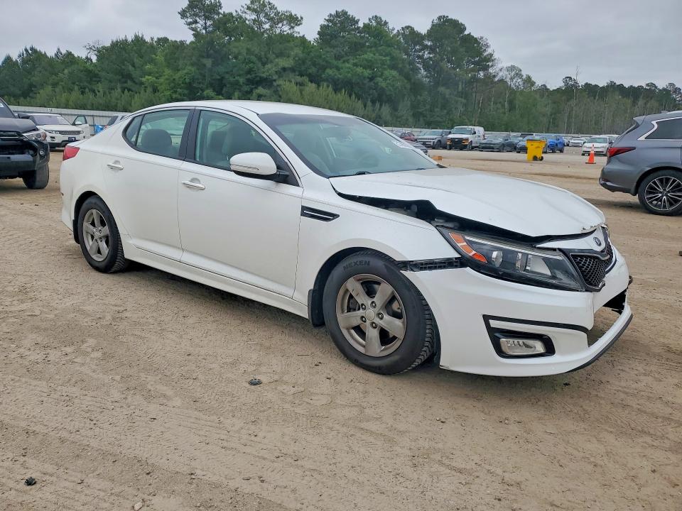 2015 Kia Optima VIN KNAGM4A76F5608104 COPART salvage auction — FRONT END, Sc - Cert Of Title-Salvage, sold $550 on 2026-07-27 (photo 4)