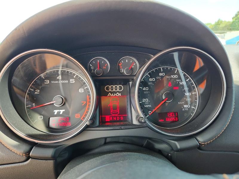 2008 Audi Tt VIN TRUNF38J781049114 COPART salvage auction — UNDERCARRIAGE, Nc - Salvage Certificate Of Title, sold $1,200 on 2026-07-27 (photo 9)