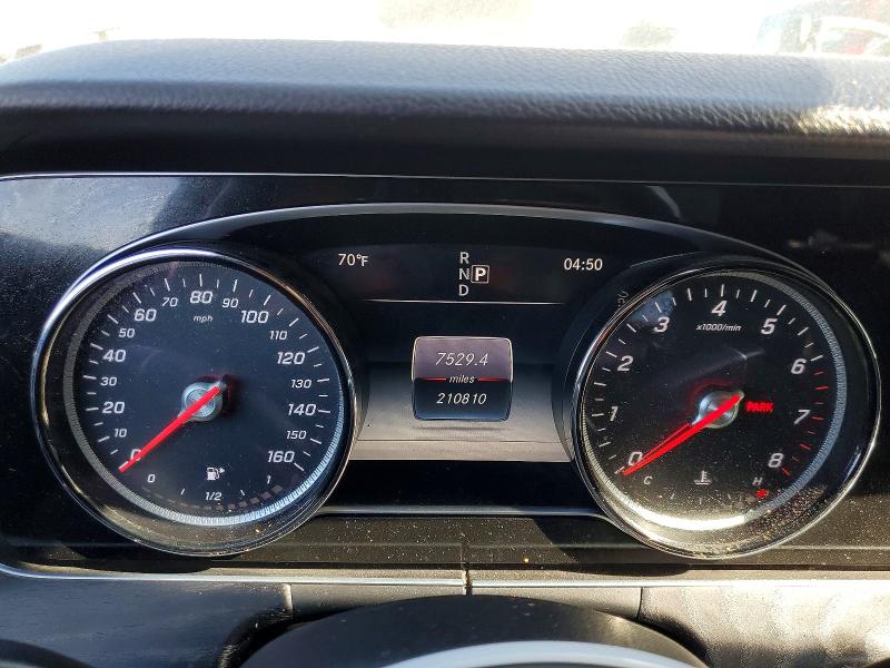 2017 Mercedes-benz E-class VIN WDDZF4JBXHA033046 COPART salvage auction — MINOR DENT/SCRATCHES, Ca - Dis/Dlr/Exp Only Clean Title (P), sold $7,200 on 2026-07-09 (photo 9)