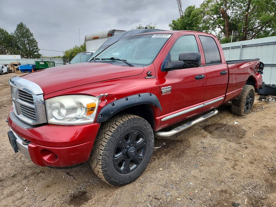 2007 Dodge Ram VIN 3D7MX38A17G847343 COPART salvage auction — REAR END, Co - Salvage Title, sold $9,400 on 2026-08-12 (photo 1)