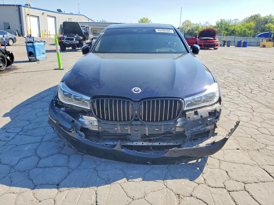 2017 BMW 7 series VIN WBA7F2C52HG421718 COPART salvage auction — FRONT END, Tn - Certificate Of Title (P), sold $3,050 on 2026-07-06 (photo 5)
