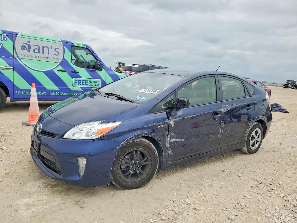 2015 Toyota Prius VIN JTDKN3DUXF0464494 COPART salvage auction — SIDE, Tx - Salvage Vehicle Title, sold $4,650 on 2026-07-02 (photo 1)