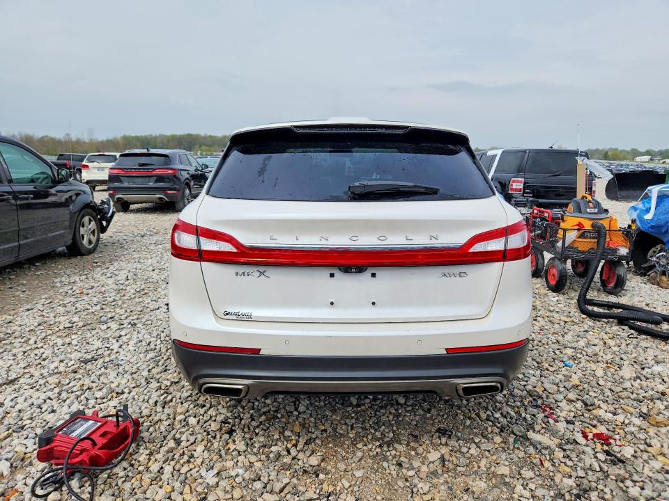 2016 Lincoln Mkx VIN 2LMPJ8LRXGBL20813 COPART salvage auction — FRONT END, MI - CERTIFICATE OF TITLE, sold $1,300 on 2026-07-02 (photo 6)