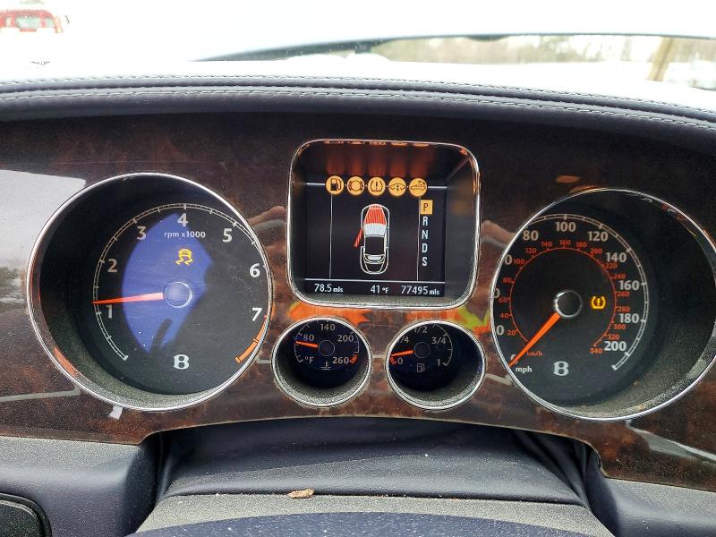2007 Bentley Continental VIN SCBDR33W97C047564 COPART salvage auction — ROOF, Ma - Cert Of Title-Reconstrctd Coll, sold $8,100 on 2026-07-16 (photo 9)