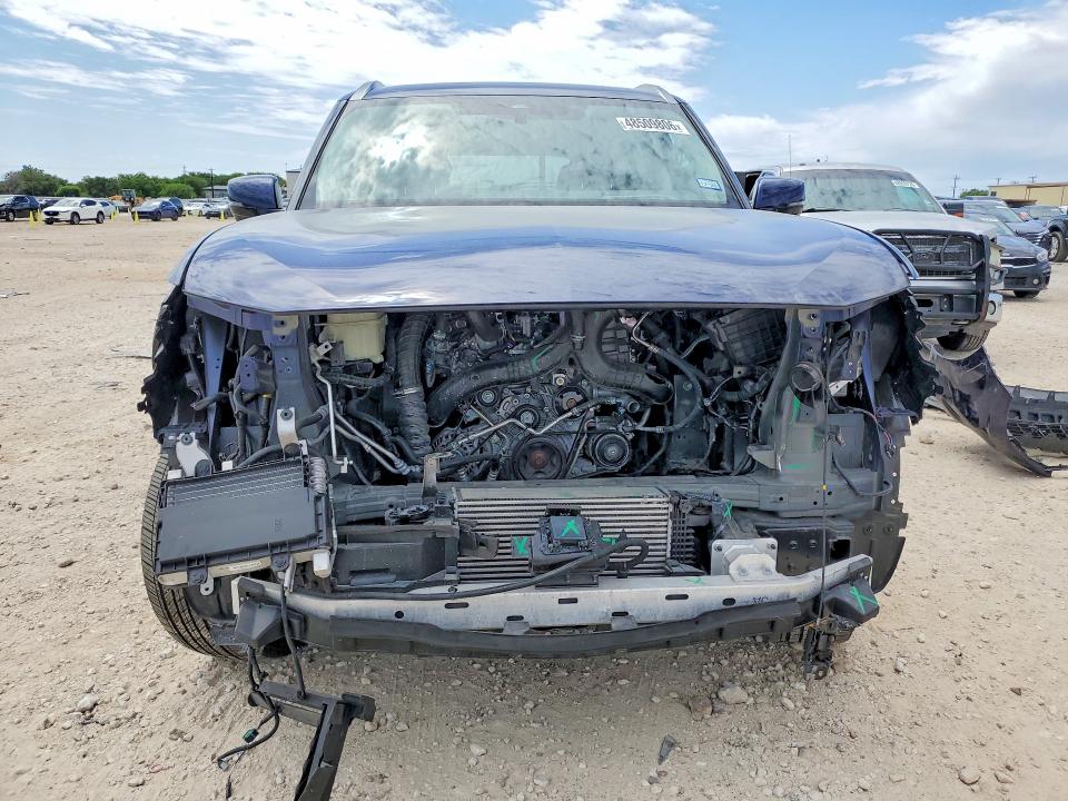 2025 Infiniti Qx80 VIN JN8AZ3DE9S9701074 COPART salvage auction — FRONT END, Tx - Salvage Vehicle Title, sold $35,750 on 2026-07-02 (photo 5)