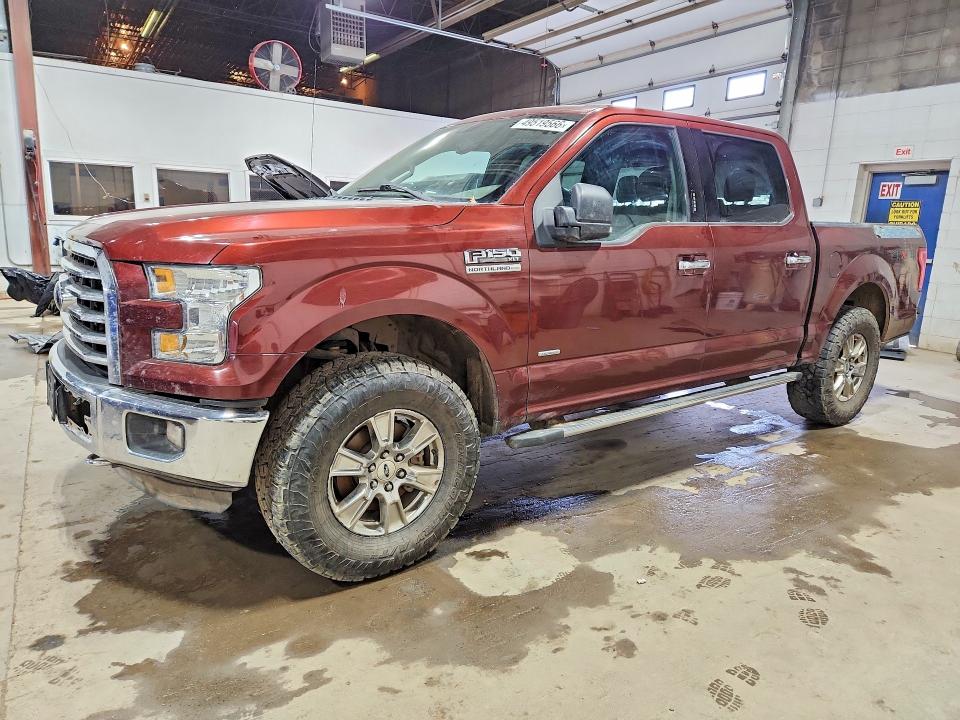 2016 Ford F-150 VIN 1FTEW1EP6GKF11839 COPART salvage auction — FRONT END, Va - Certificate Of Title, sold $4,350 on 2026-07-02 (photo 1)
