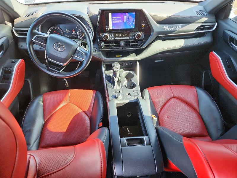 2023 Toyota Highlander VIN 5TDKDRBH0PS501238 COPART salvage auction — FRONT END, AB - BOS - SALVAGE, sold $19,800 on 2026-07-09 (photo 8)