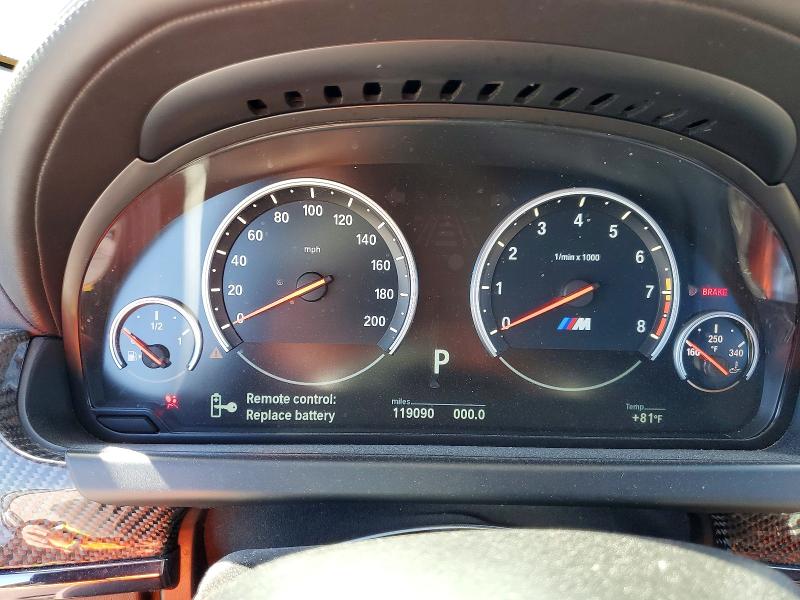 2016 BMW M6 gran coupe VIN WBS6E9C54GG437047 COPART salvage auction — MECHANICAL, Fl - Certificate Of Title (P), sold $13,600 on 2026-07-27 (photo 9)