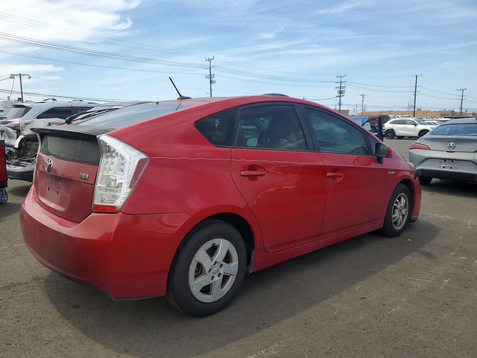 2011 Toyota Prius VIN JTDKN3DU1B0300206 COPART salvage auction — BURN, ID - SALVAGE CERTIFICATE OF TITLE, sold $825 on 2026-07-13 (photo 3)