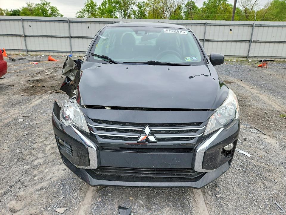 2021 Mitsubishi Mirage VIN ML32FUFJXMHF01473 COPART salvage auction — FRONT END, Pa - Certificate Of Salvage, sold $2,050 on 2026-07-09 (photo 5)
