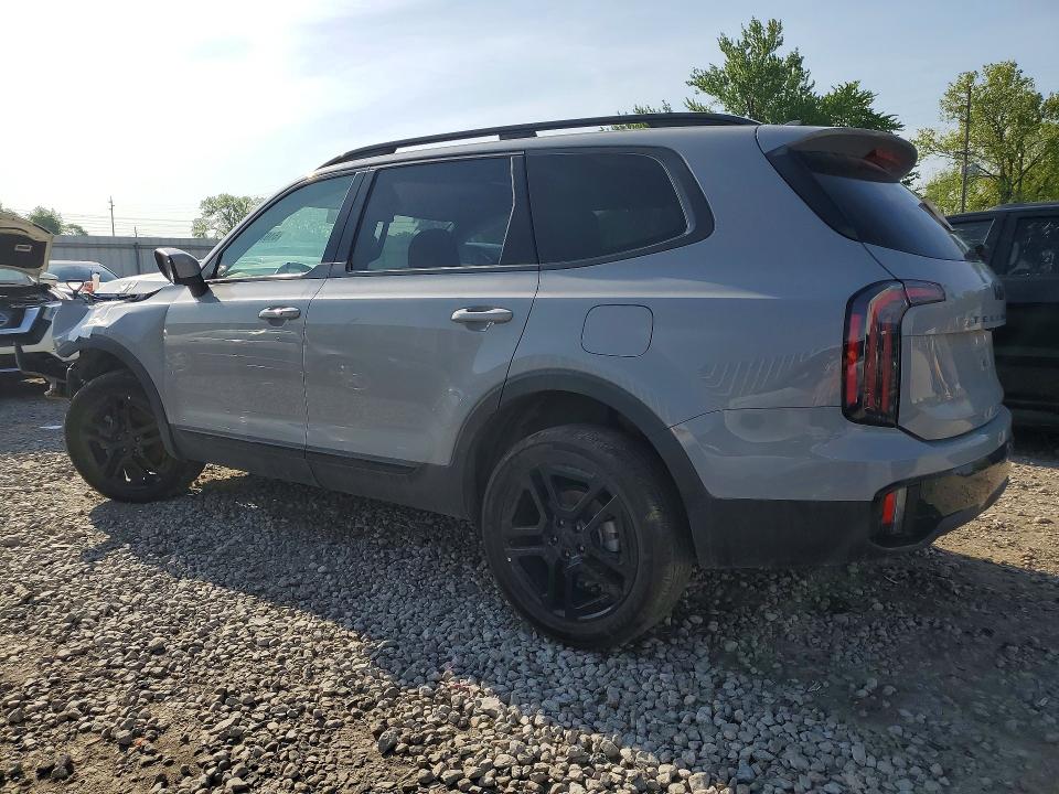 2025 Kia Telluride VIN 5XYP3DGCXSG599323 COPART salvage auction — FRONT END, Oh - Certificate Of Title, sold $8,200 on 2026-07-09 (photo 2)