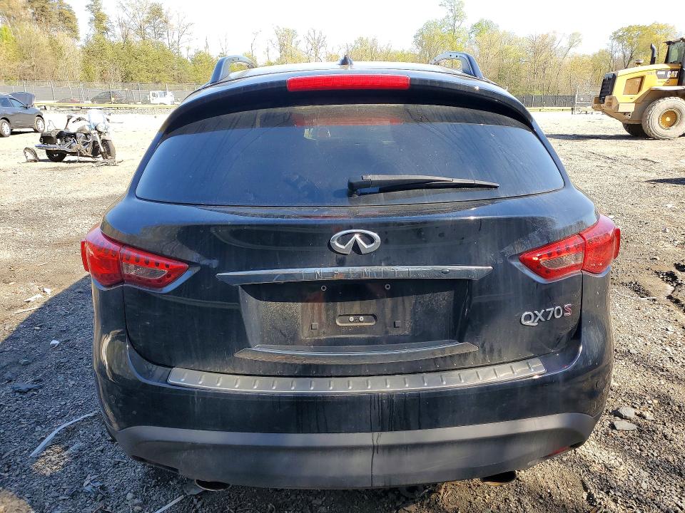 2017 Infiniti Qx70 VIN JN8CS1MW3HM413535 COPART salvage auction — SIDE, Md - Cert Of Salvage > 75% Damage, sold $225 on 2026-07-17 (photo 6)