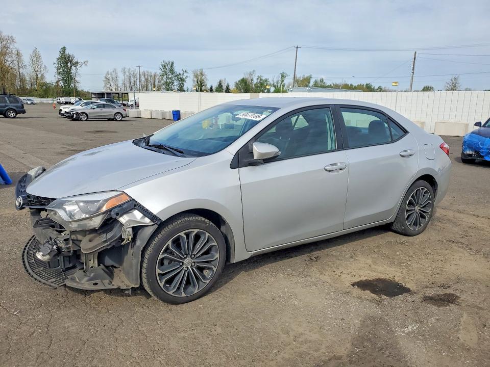 2015 Toyota Corolla VIN 5YFBURHE3FP340209 COPART salvage auction — FRONT END, Or - Salvage Title Certificate, sold $5,700 on 2026-07-06 (photo 1)