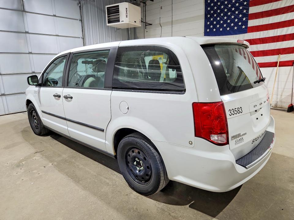 2014 Dodge Caravan VIN 2C4RDGBG7ER462440 COPART salvage auction — NORMAL WEAR, Salvage Title, sold $325 on 2026-09-10 (photo 2)