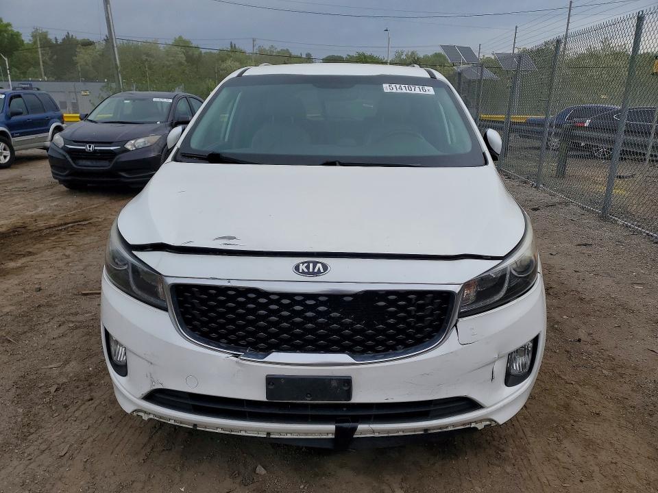 2016 Kia SEDONA VIN KNDMC5C13G6148192 COPART salvage auction — FRONT END, Md - Cert Of Salvage > 75% Damage, sold $350 on 2026-07-23 (photo 5)