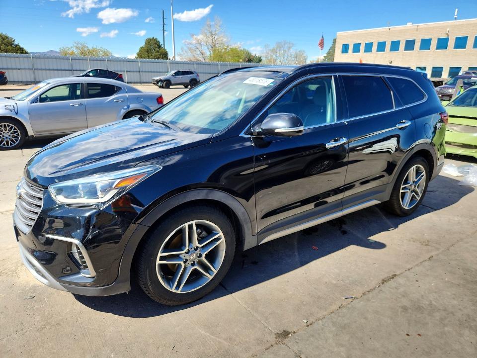 2019 Hyundai Santa fe VIN KM8SRDHF4KU304924 COPART salvage auction — SIDE, Co - Public - Salvage Title, sold $2,900 on 2026-07-20 (photo 1)