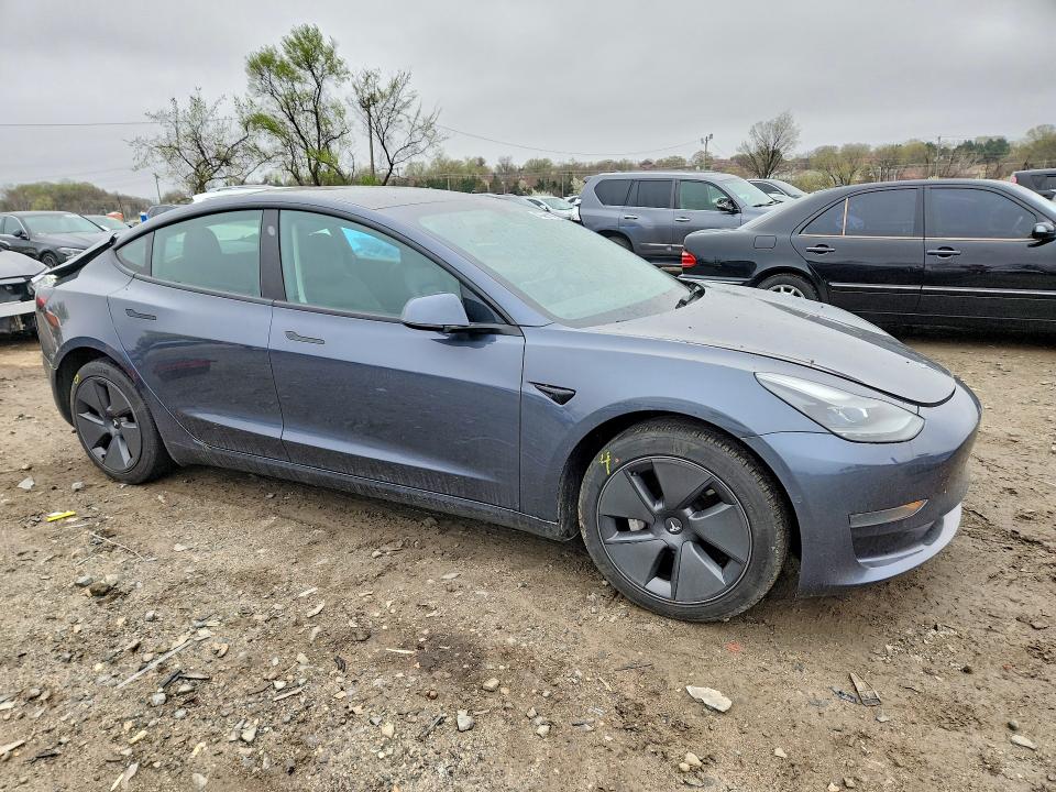 2021 Tesla VIN 5YJ3E1EA5MF100169 COPART salvage auction — REAR END, MD - CERT OF SALVAGE > 75% DAMAGE, sold $3,650 on 2026-07-28 (photo 4)