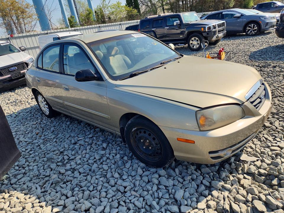 2006 Hyundai Elantra VIN KMHDN46D76U261353 COPART salvage auction — NORMAL WEAR, Pa - Cert Of Title, sold $225 on 2026-07-29 (photo 4)