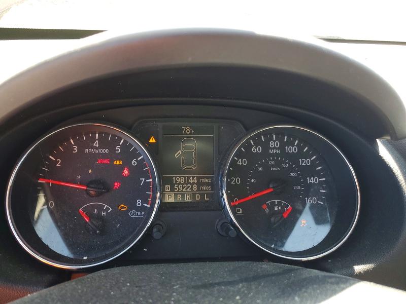 2012 Nissan Rogue VIN JN8AS5MT4CW283721 COPART salvage auction — REAR END, SC - CERT OF TITLE-SALVAGE, sold $400 on 2026-07-24 (photo 9)