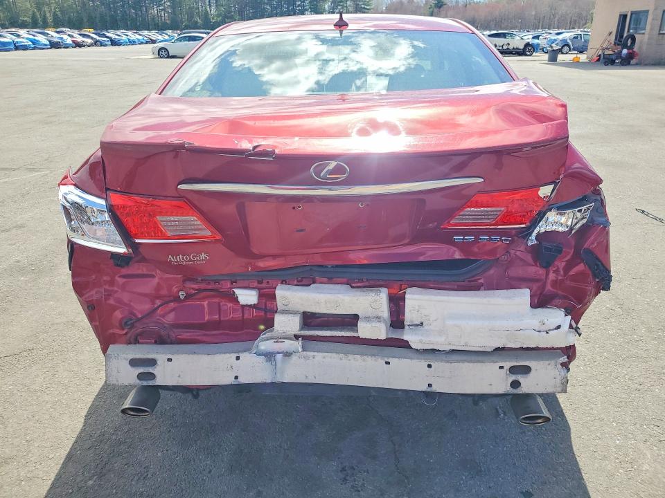 2011 Lexus Es 350 VIN JTHBK1EG3B2450293 COPART salvage auction — REAR END, ID - SALVAGE CERTIFICATE OF TITLE, sold $1,050 on 2026-07-28 (photo 6)