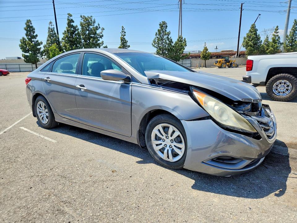 2012 Hyundai Sonata VIN 5NPEB4ACXCH502375 COPART salvage auction — FRONT END, Ca - Salvage Certificate, sold $875 on 2026-07-07 (photo 4)