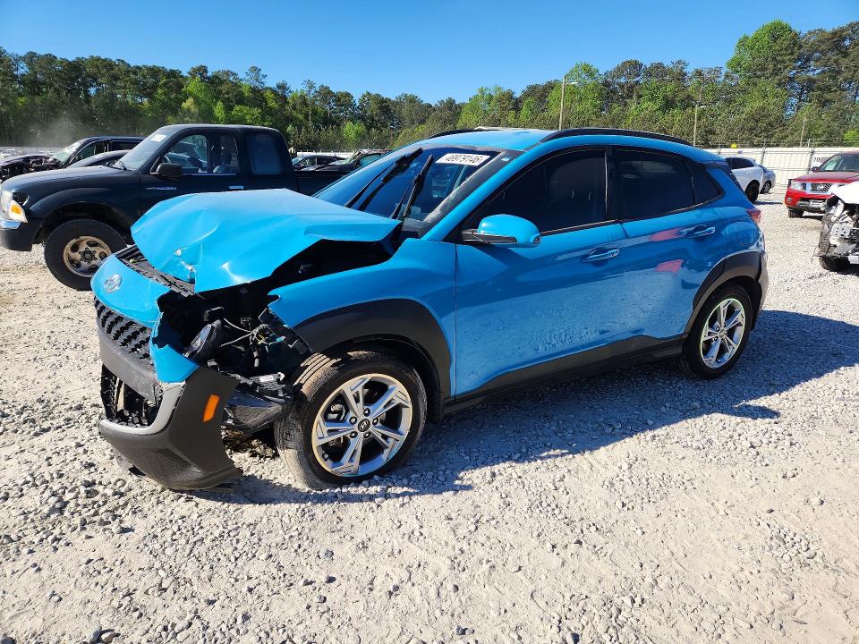 2023 Hyundai Kona VIN KM8K62AB6PU959355 COPART salvage auction — FRONT END, Ga - Cert Of Title-Salvage, sold $2,450 on 2026-07-07 (photo 1)