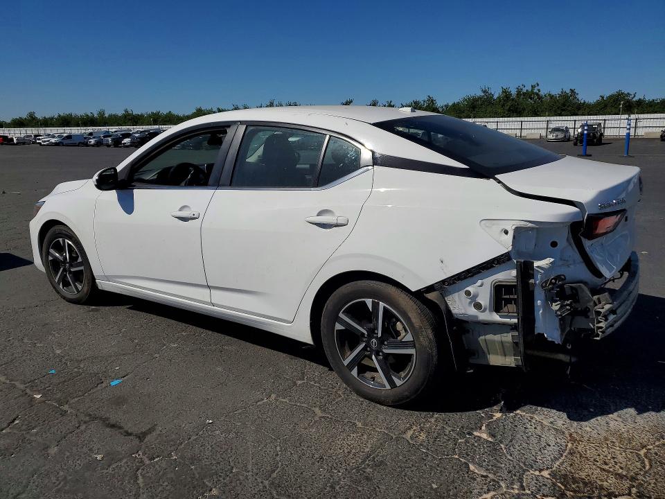 2024 Nissan Sentra VIN 3N1AB8CV6RY253527 COPART salvage auction — VANDALISM, Ca - Salvage Certificate, sold $3,950 on 2026-07-09 (photo 2)