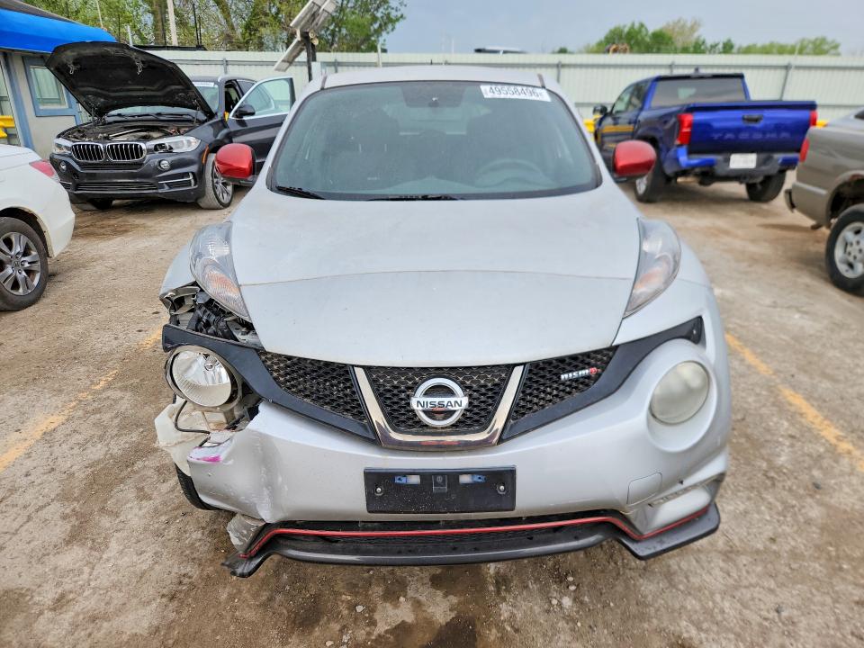 2013 Nissan Juke VIN JN8AF5MR1DT226677 COPART salvage auction — FRONT END, Ks - Cert Of Title-Salvage, sold $850 on 2026-07-08 (photo 5)