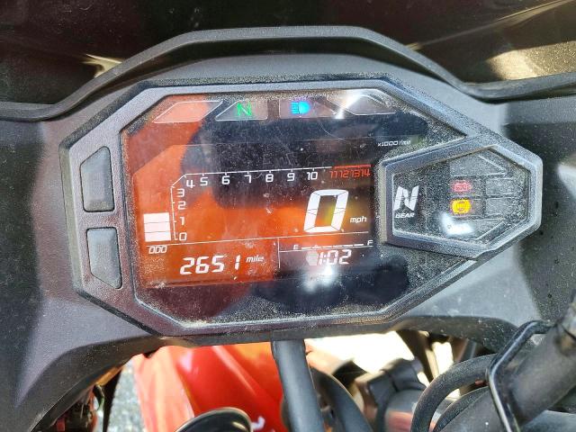 2025 Kawasaki Ex500 VIN ML5EXGG19SDA42734 COPART salvage auction — FRONT END, Md - Cert Of Salvage > 75% Damage, sold $1,450 on 2026-07-30 (photo 7)