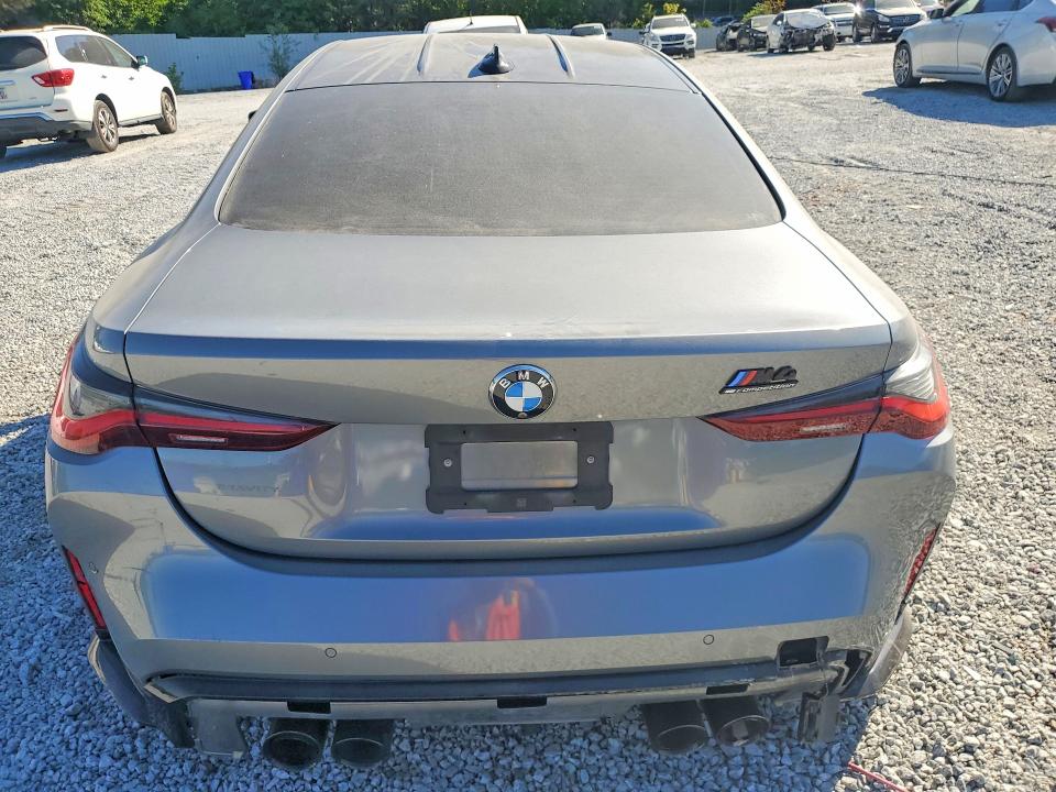 2022 BMW M4 VIN WBS33AZ08NCH76858 COPART salvage auction — REAR END, Ga - Cert Of Title-Salvage, sold $28,250 on 2026-07-20 (photo 6)