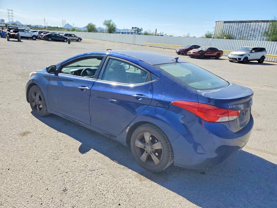 2013 Hyundai Elantra VIN KMHDH4AEXDU685016 COPART salvage auction — SIDE, Az - Cert Of Title - Salvage, sold $175 on 2026-07-31 (photo 2)